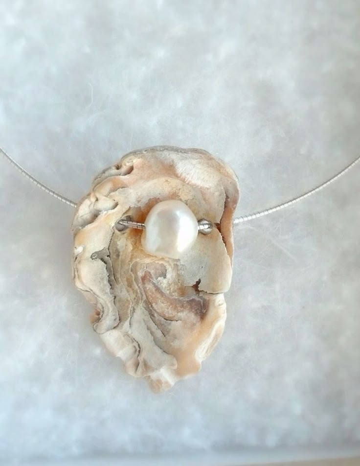 Freshwater Shell Canned Oyster Ocean Love Real Pearl Necklace Set
